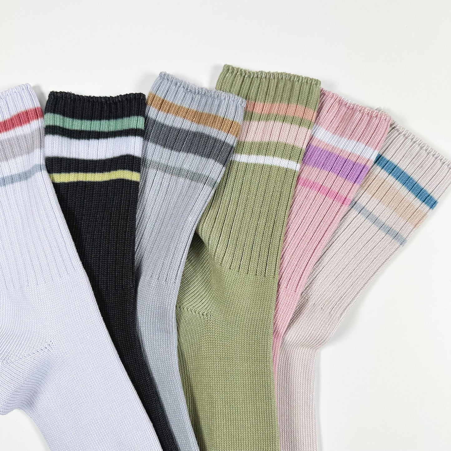 Women's Crew Tie-dye Sports Socks - 6 PK