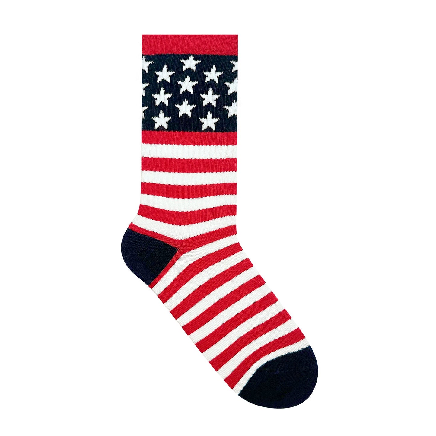 Men's Crew American Flag Socks - 6 PK