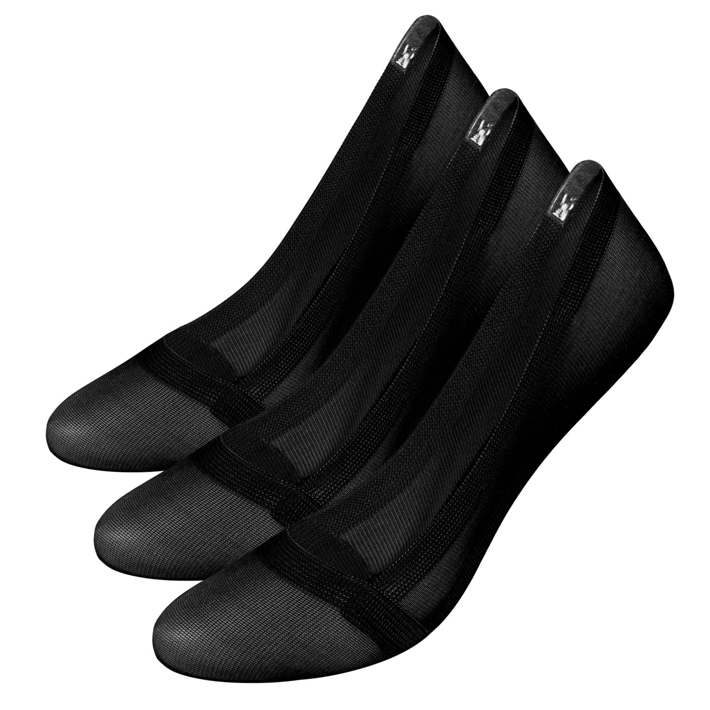 Women's Low Cut No Show Non Slip Premium Socks - 3 PK