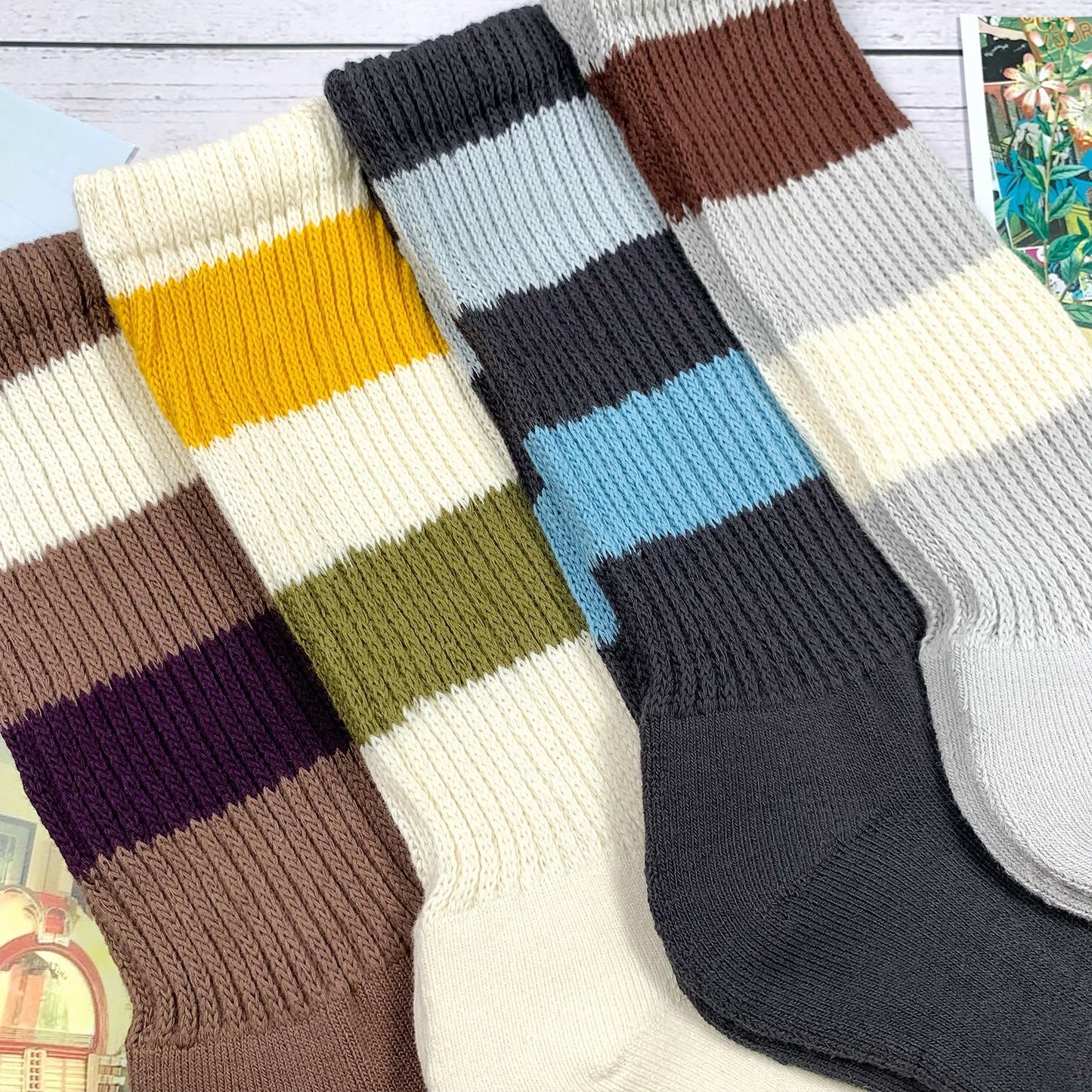 Men's Crew Retro - 4/PK