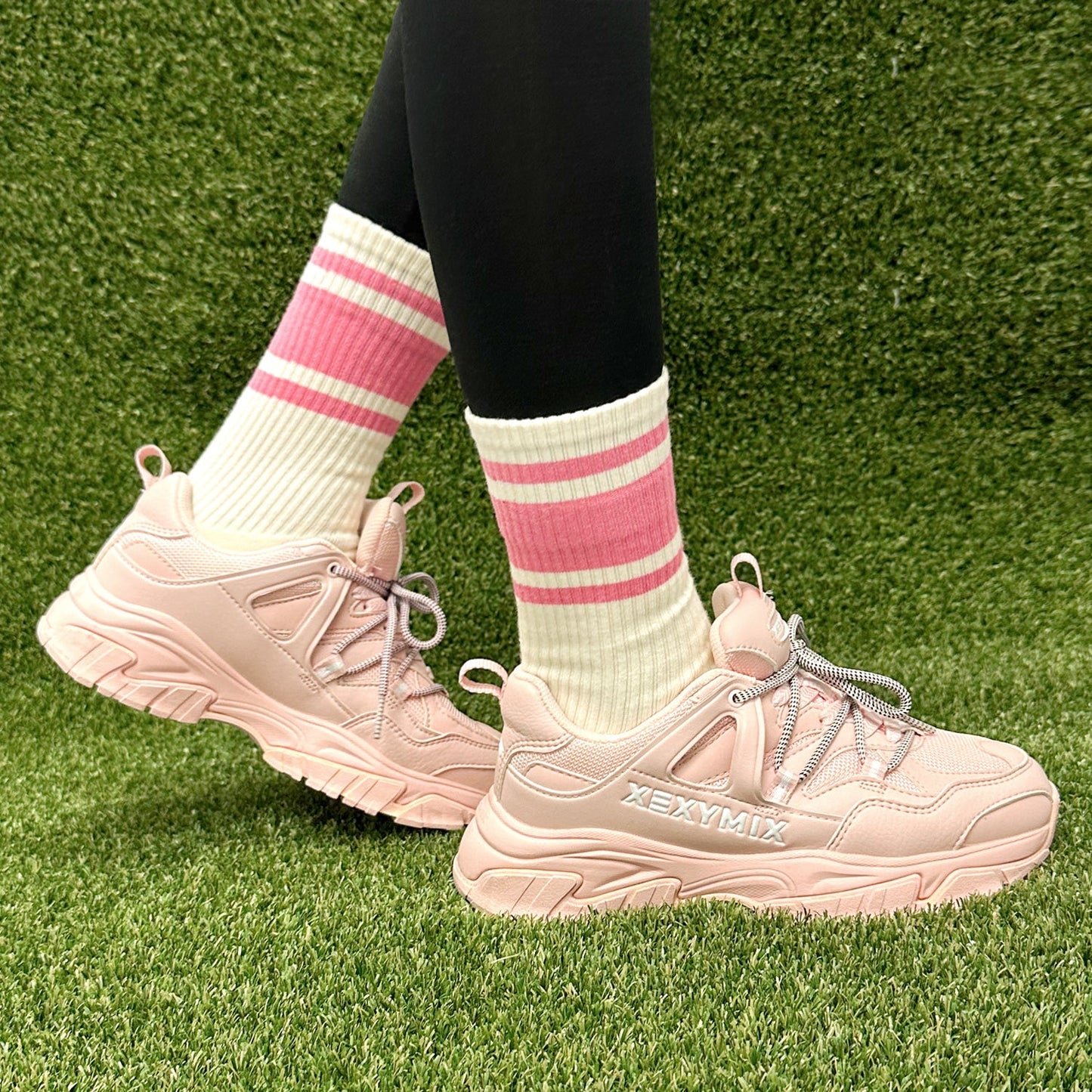 Women's Crew Yoga Pilates Socks Style - 4 PK