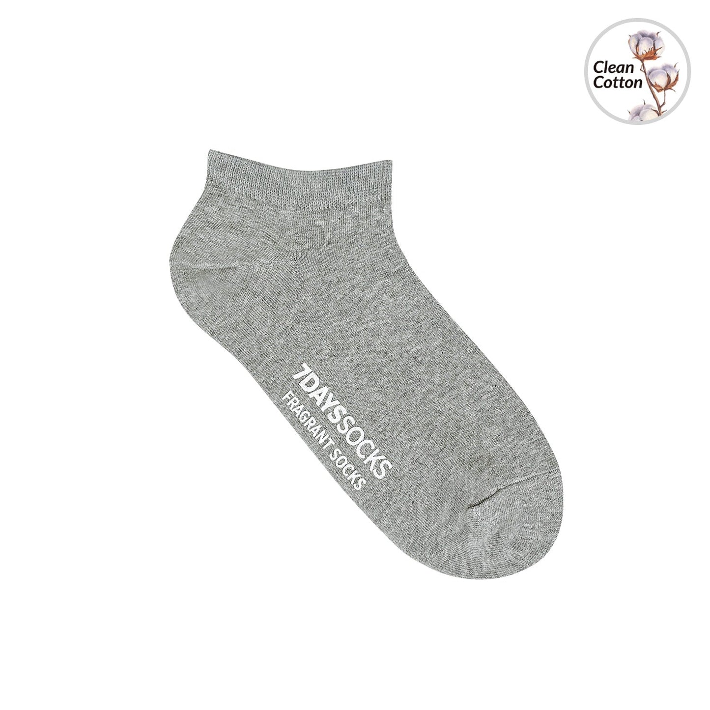 Men's Ankle Non Slip Odor-Free Fragrant Cotton Socks - 3 PK