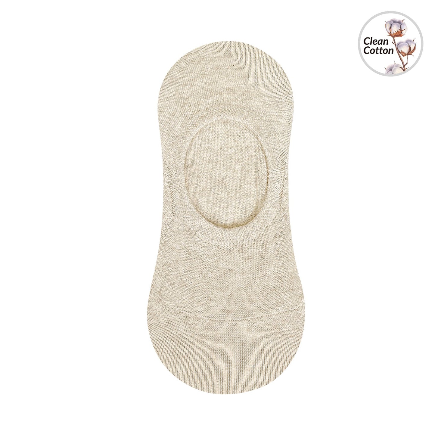 Men's No Show Non Slip Fragrant Seamless Cotton Socks - 5/PK