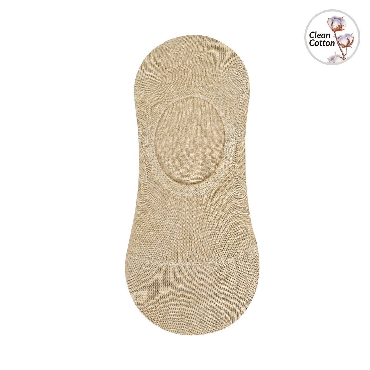 Men's No Show Non Slip Fragrant Seamless Cotton Socks - 5/PK