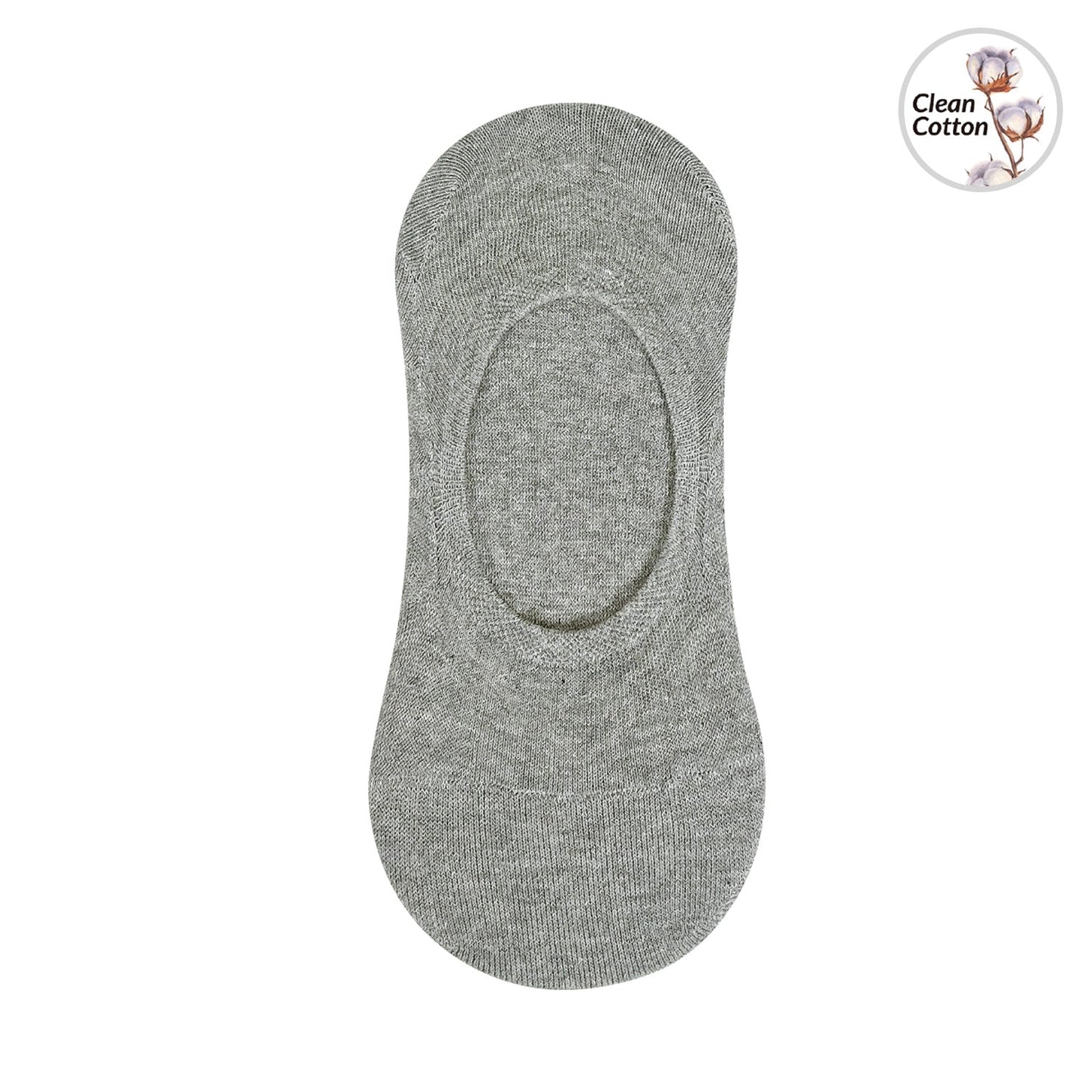 Men's No Show Non Slip Fragrant Seamless Cotton Socks - 5/PK