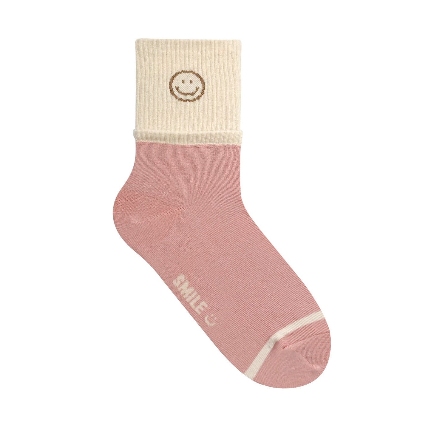 Women's Crew Daily Smile Socks - 5/PK