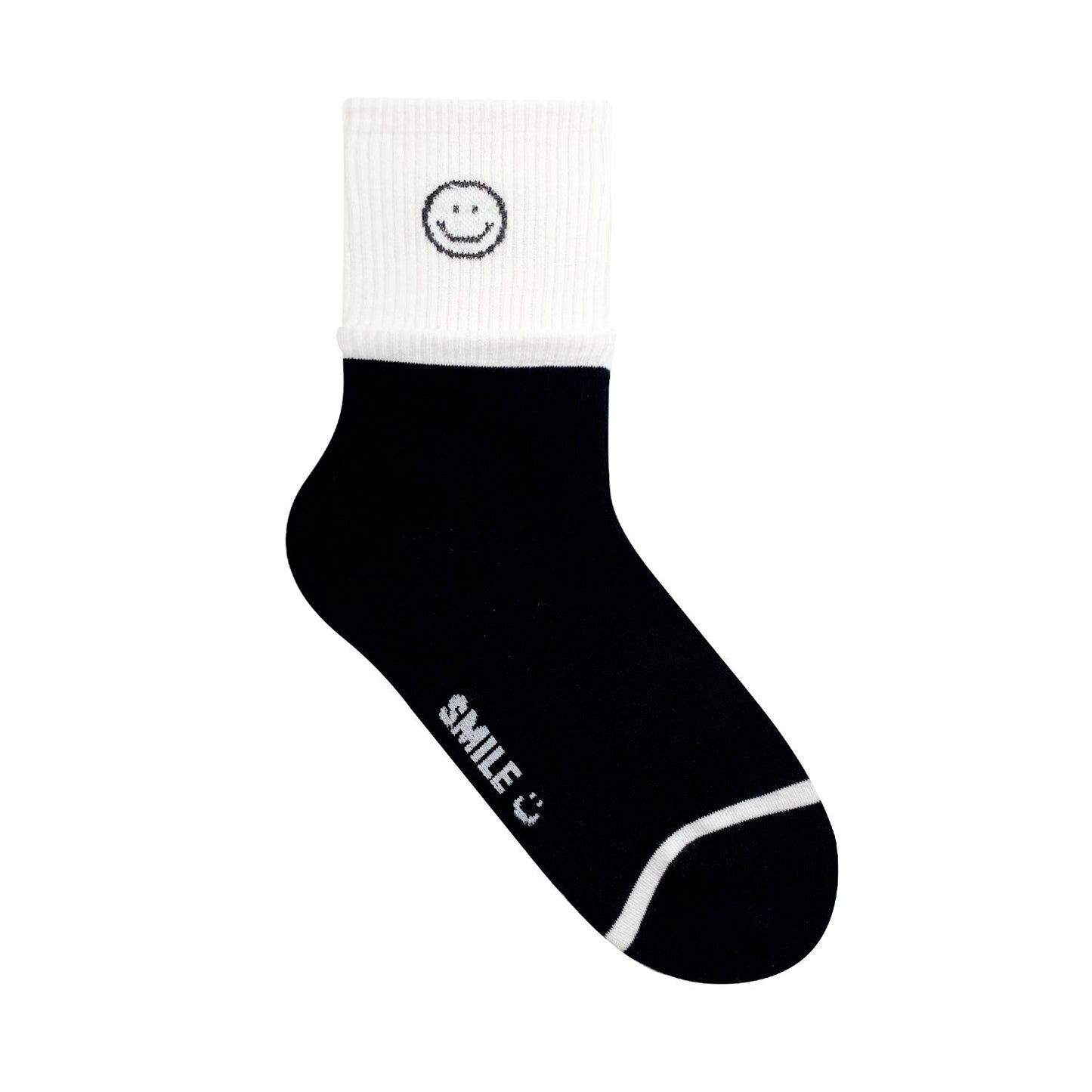 Women's Crew Daily Smile Socks - 5/PK
