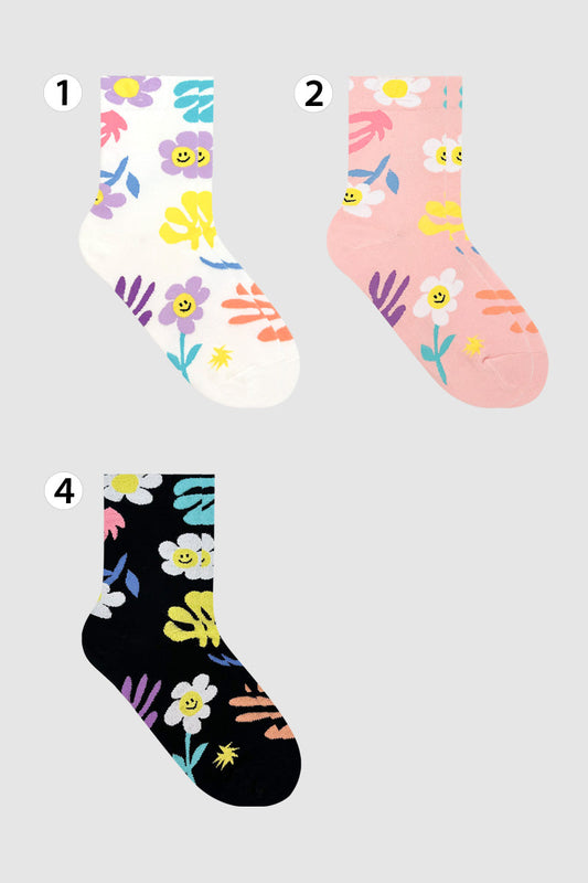 Women's Crew Matisse Smile Fleur Socks