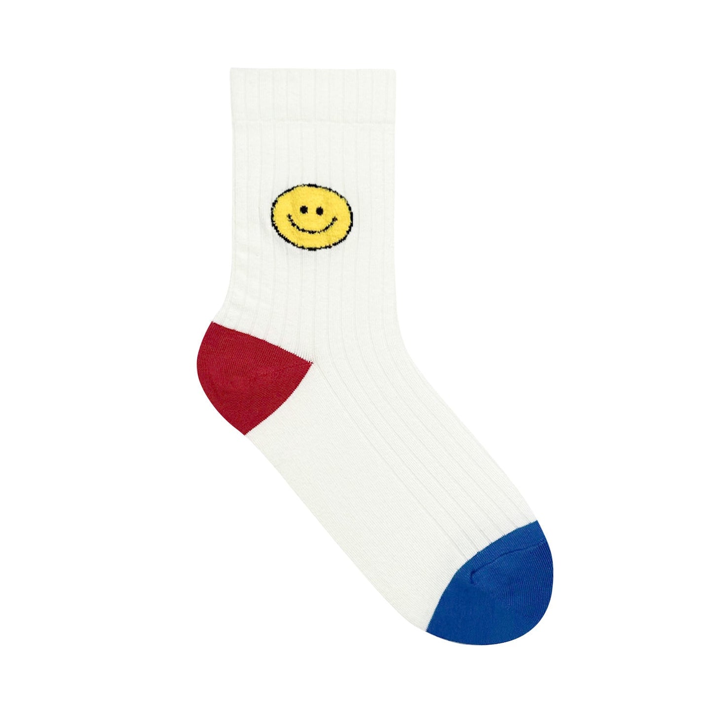 Women's Crew Color Smile Day Socks - 3/PK