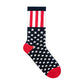 Men's Crew American Flag Socks - 6 PK