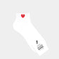 Men's Ankle Basic Heart Socks - 3 PK