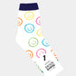 Women's Crew Colorful Neon Socks - 4/PK