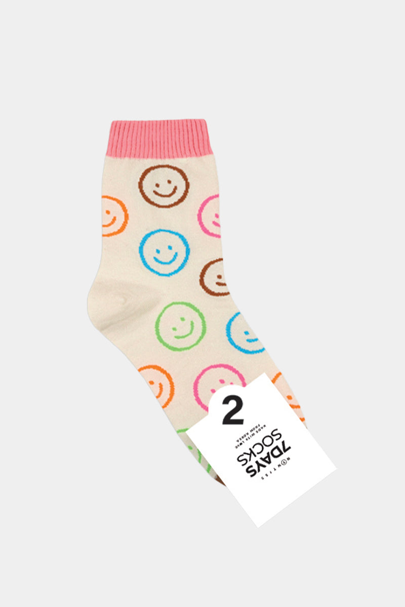 Women's Crew Colorful Neon Socks - 4/PK