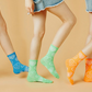 Women's Crew Neon Crush Smile Socks - 6 PK