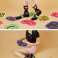 Women's Crew Neon Crush Smile Socks - 6 PK